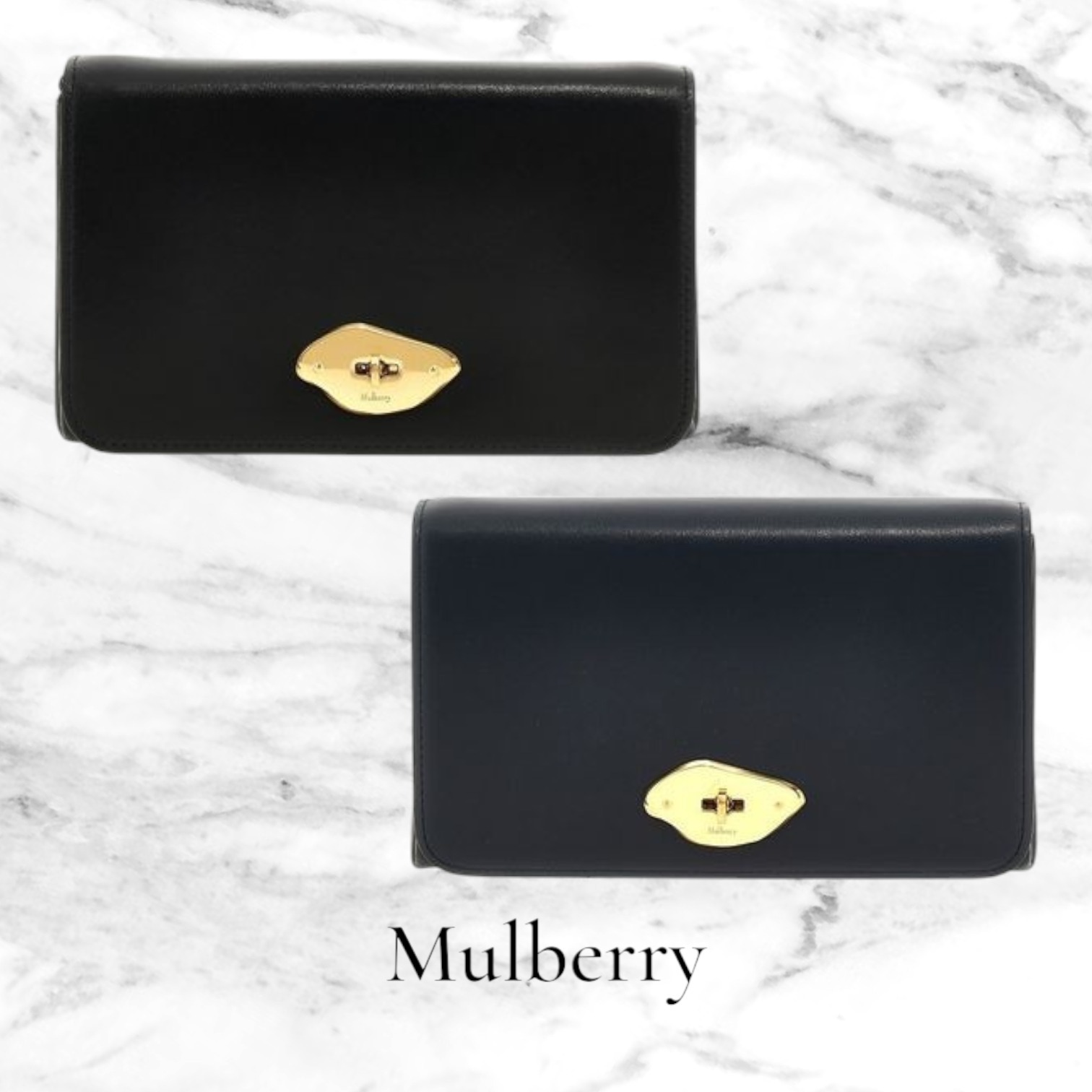 長財布 Mulberry SS25 Wallet on chain 'Wool
