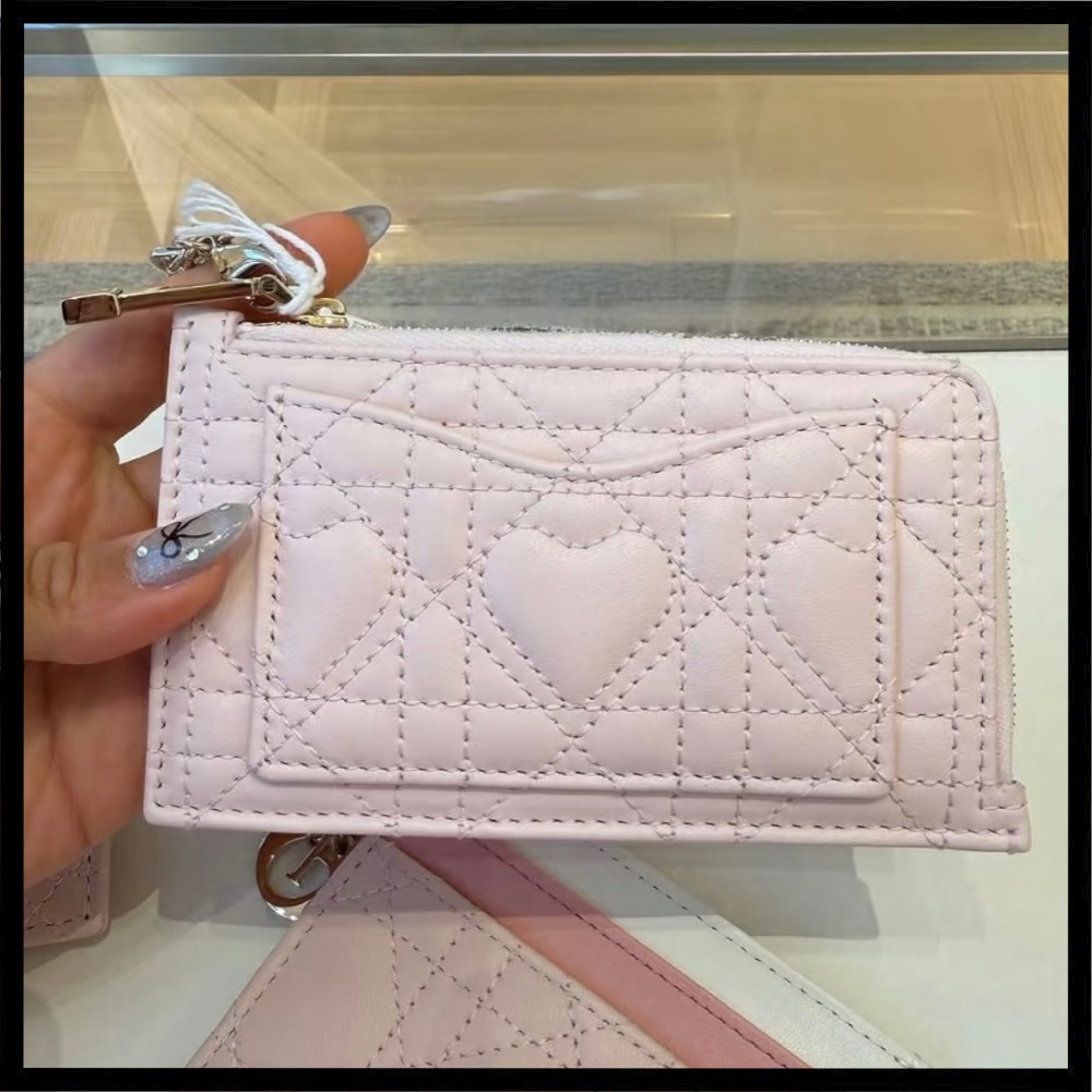 日本限定】Dioramour Lady Dior Cosmos ジップ カードホルダー