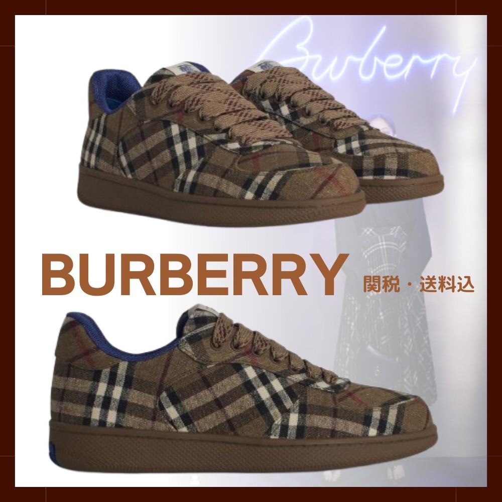 新作☆【BURBERRY】テラスチェックスニーカー