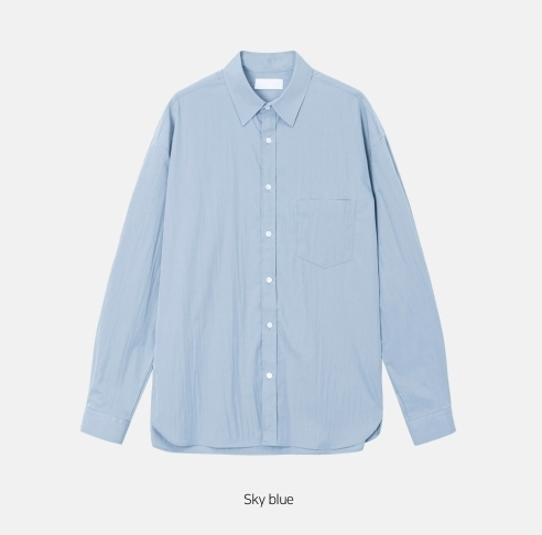 【DEARMINE】Riva Silket Overfit Shirt