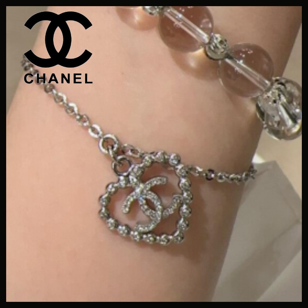 【揺れるハートが魅力的♡】CHANEL ブレスレット
