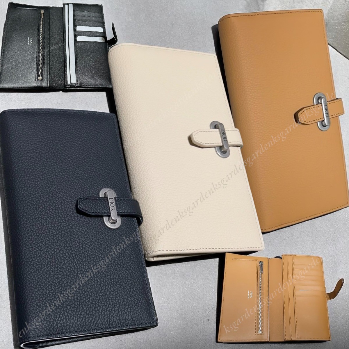 限定！即納！DIOR Normandie バーティカル 2つ折りウォレット