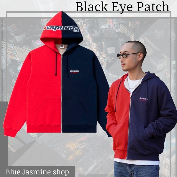 【すぐ届く・国内発】 BlackEyePatch / SPANDEX LOGO ZIP HOODIE