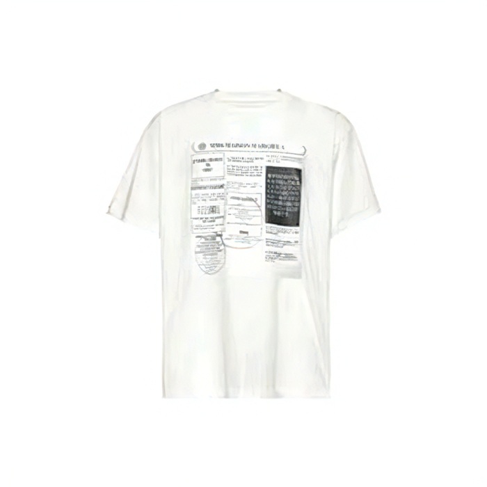 ☆MM6 Maison Margiela☆ ニュースペーパープリントTシャツ♪ MM6 MAISON MARGIELA 関税込 ニュースペーパープリントTシャツ T