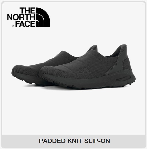 【THE NOTRH FACE】 PADDED KNIT SLIP-ON