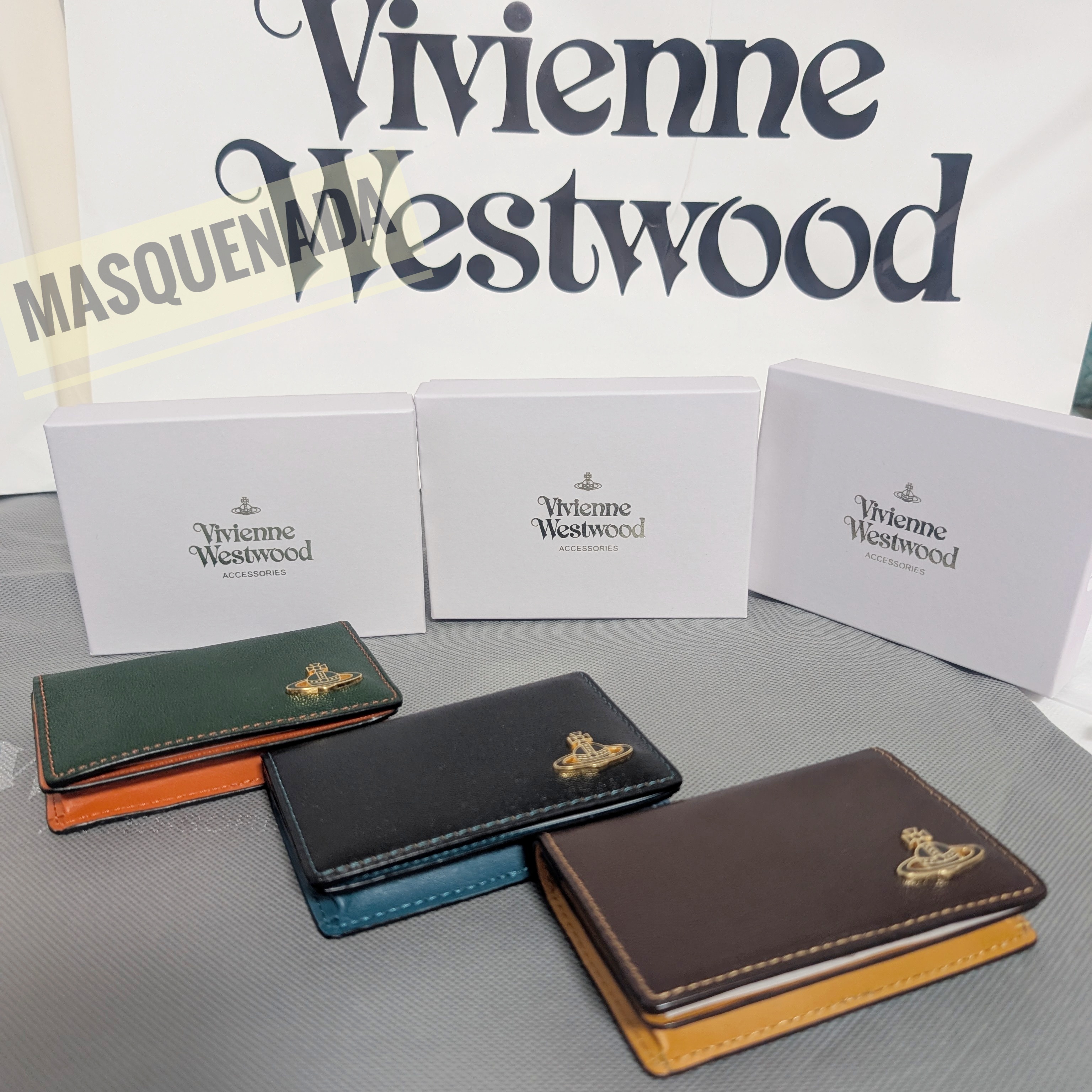 国内即発送☆Vivienne Westwood カラーブロック 名刺入れ