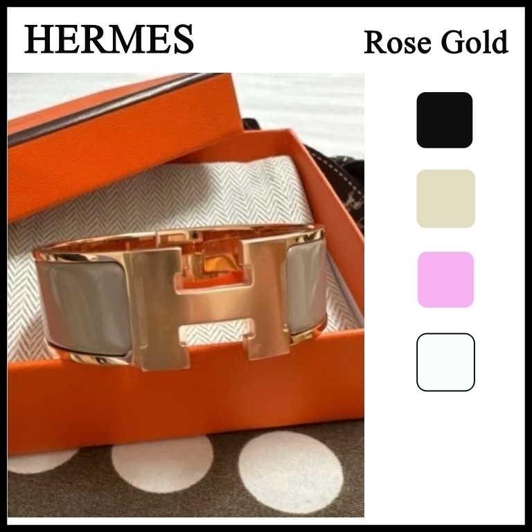 【大人気☆】HERMES エナメルブレスレット《Clic Clac H》