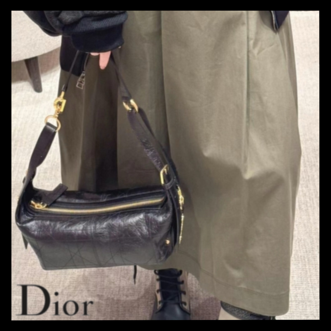 【Dior】D-Journey バッグ スモール Black