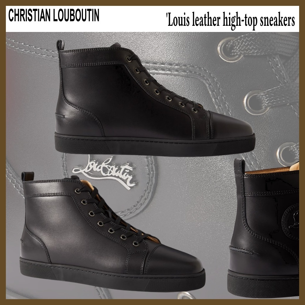 CHRISTIAN LOUBOUTIN / ルイ レザー ハイトップ スニーカー