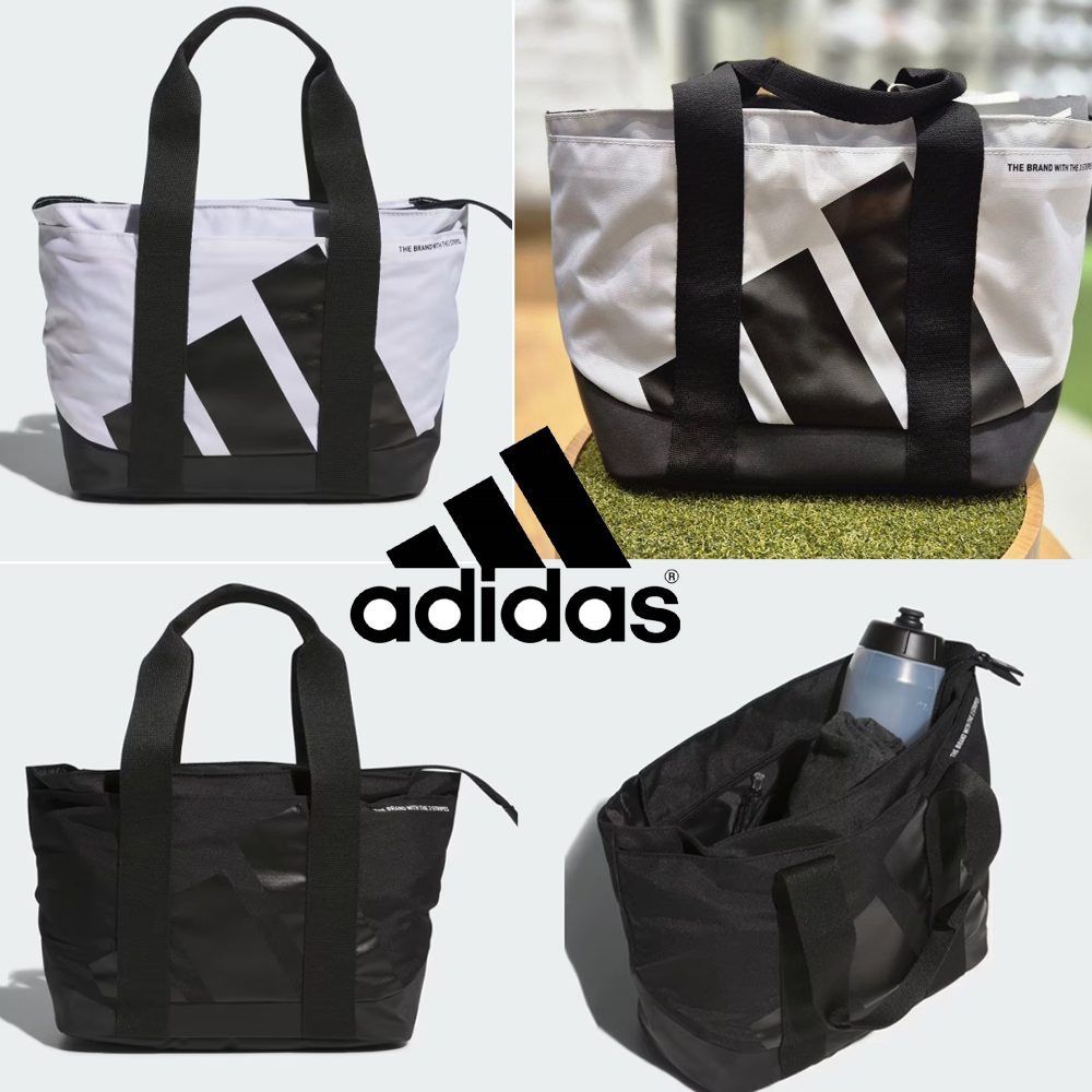 正品 adidas ゴルフバッグ ボールドロゴ ラウンドトートバッグ