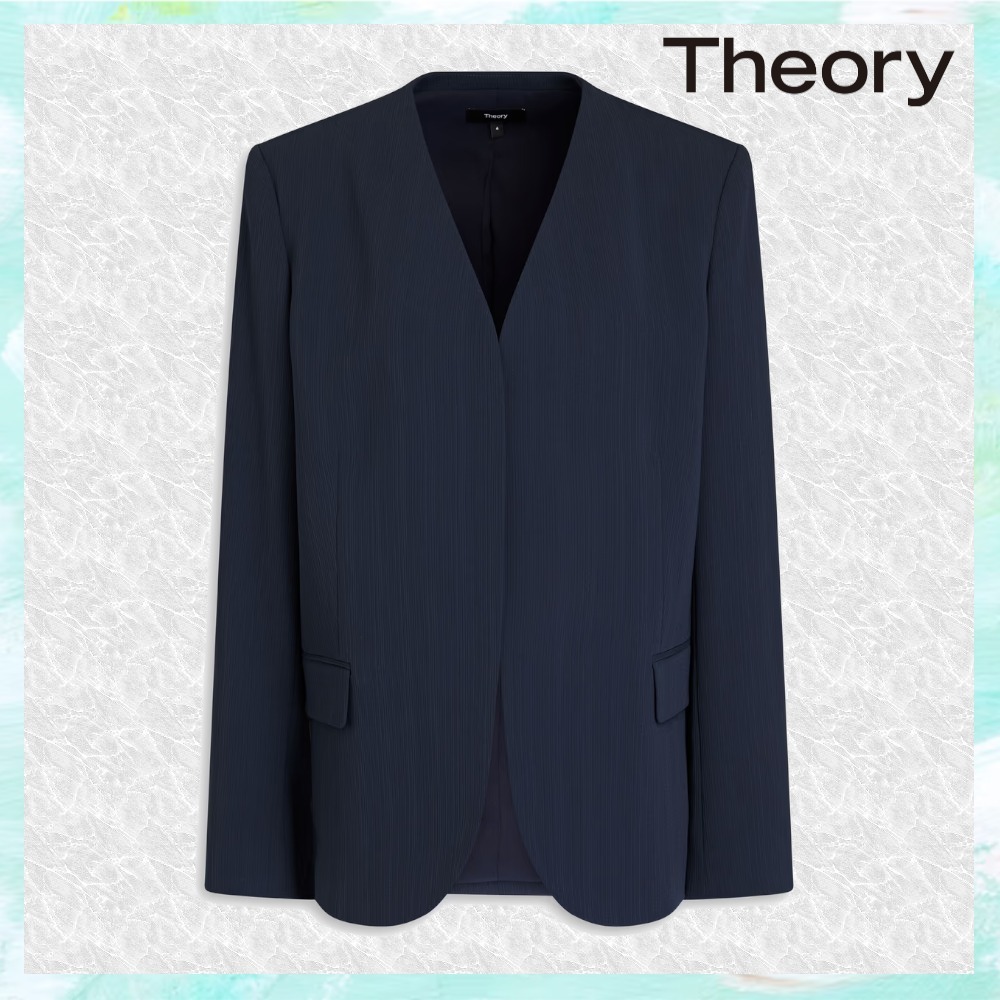 【送料込】Theory_クレープ ブレザー
