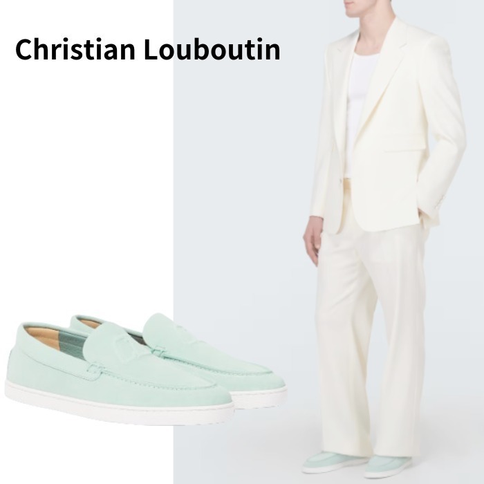 【Christian Louboutin】Varsiboat レザー ボート シューズ