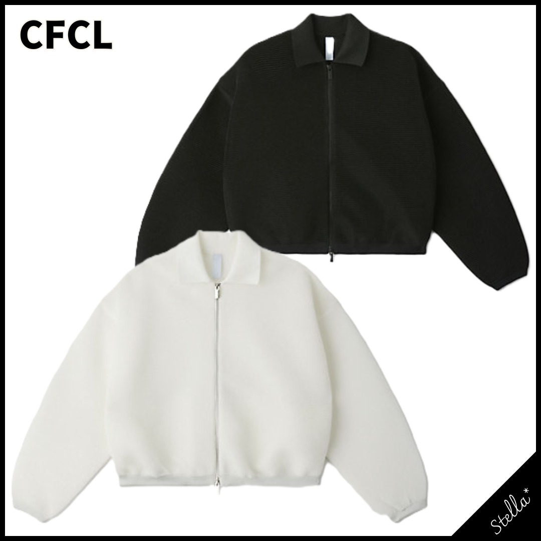 ■CFCL■STRATUM LUCENTスタンドフォールボンバージャケット