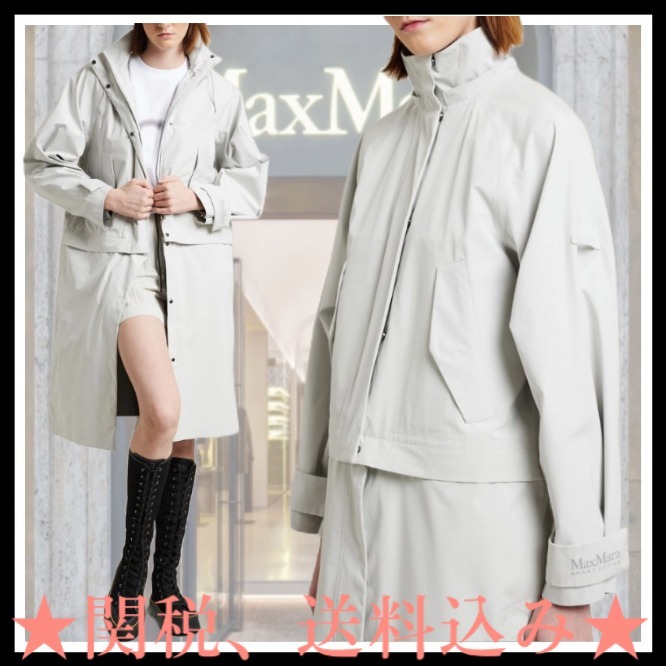 DT★Max Mara★etere テクニカルコットンブレンドコート
