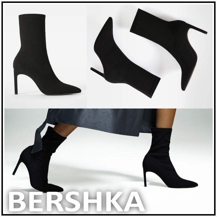 スペイン発☆Bershka♪フィット感ハイヒールアンクルブーツ