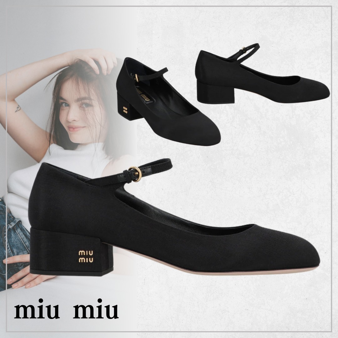 【毎日のコーディネートを格上げ】MIUMIU ファブリックパンプス