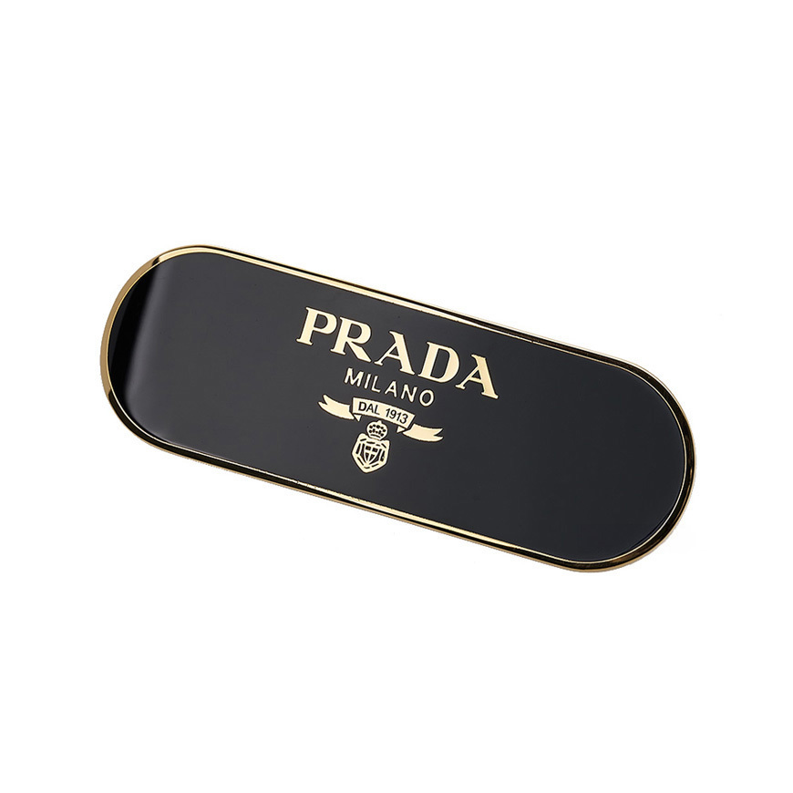 《PRADA》 メタル エナメル ヘア クリップ