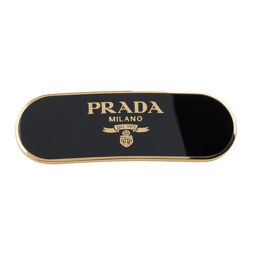 《PRADA》 メタル エナメル ヘア クリップ