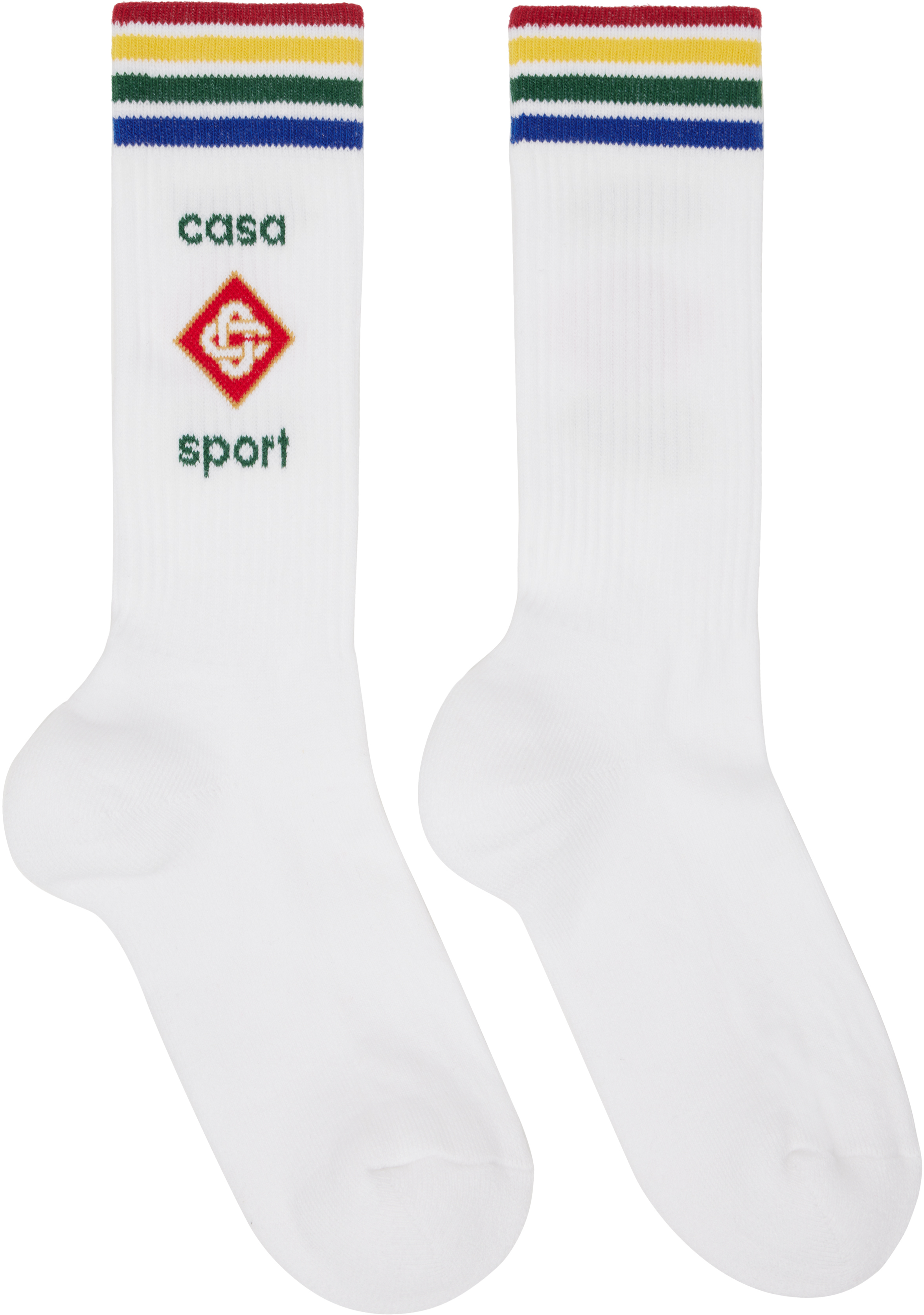 【関税込み】Casablanca ホワイト Casa Sport ソックス