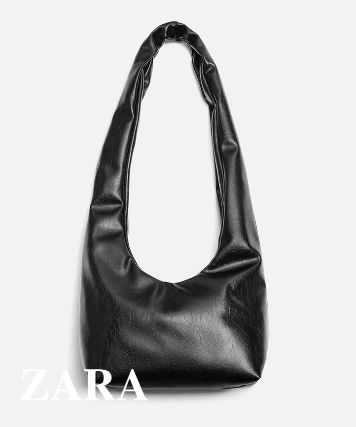 ★ドイツ発*ZARA*LIMITED EDITION/クラックフェイクレザーバッグ