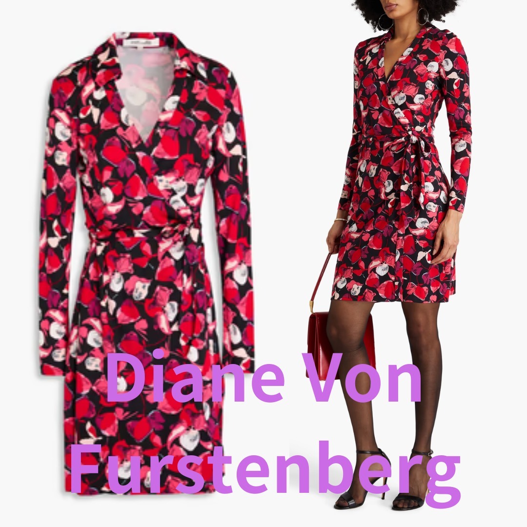 DIANE VON FURSTENBERG ミニワンピース DIANE VON FURSTENBERG ミニワンピース