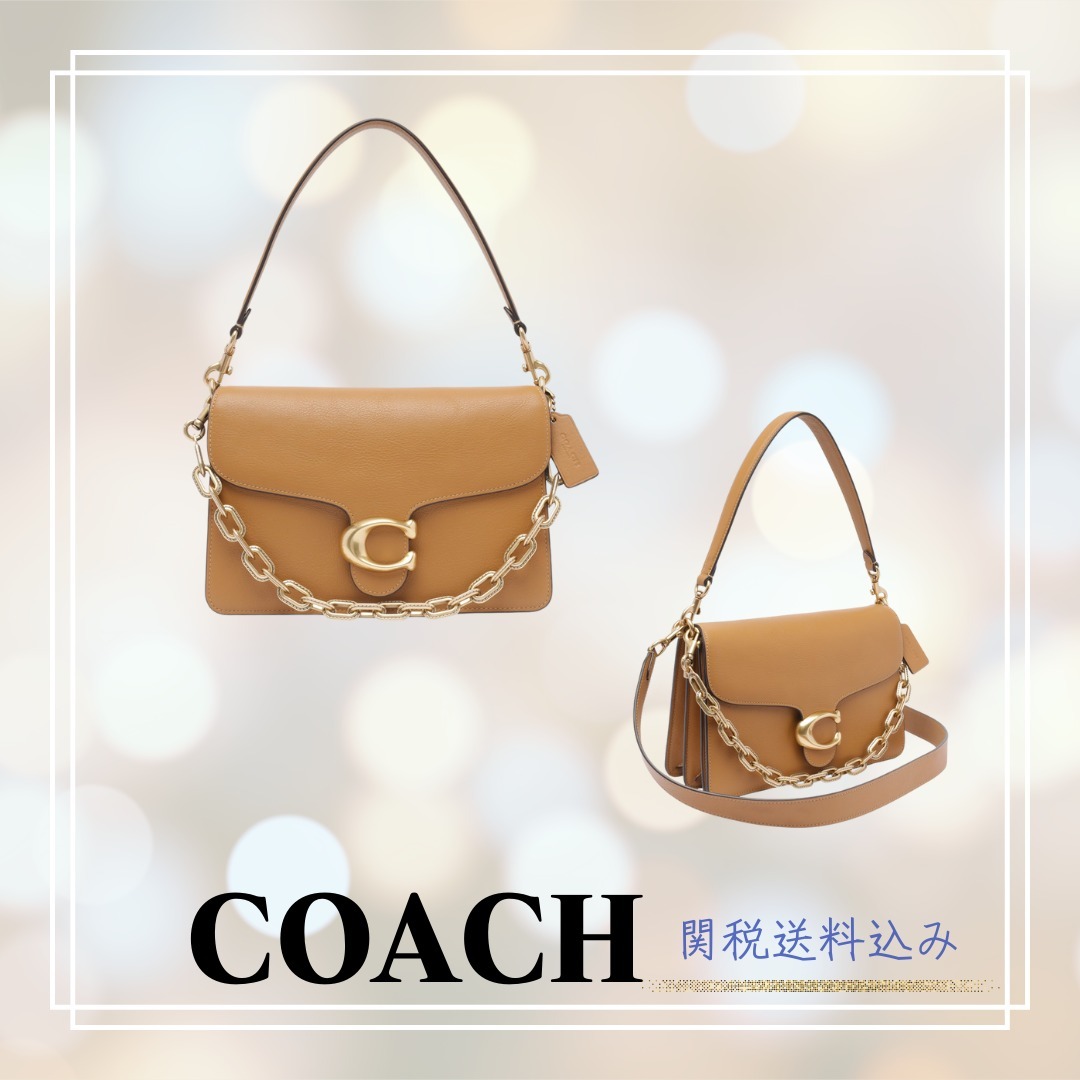 COACH【関税送料込&VIP価格】チェーンタビーショルダーバッグ