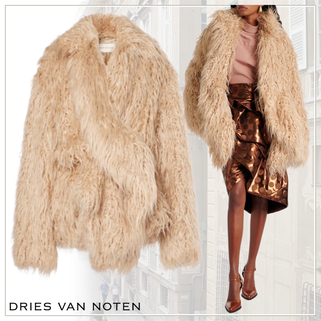 エターナルな魅力【Dries Van Noten】Faux fur coat