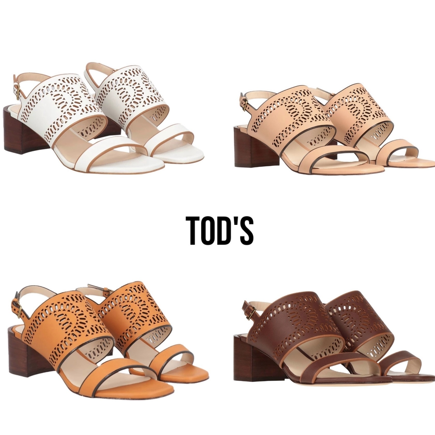 送料関税込み☆TOD'S レザー サンダル