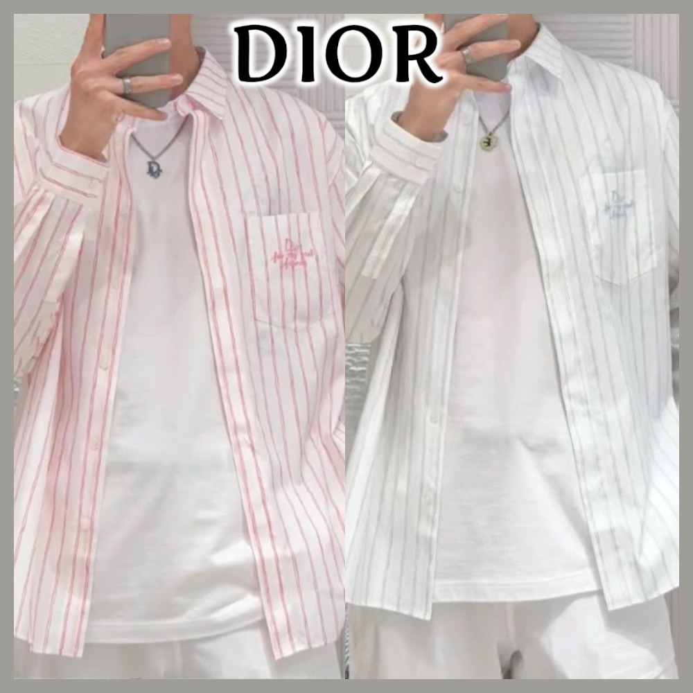 【爽やかな印象☆】DIOR AND HYLTON NEL オーバーサイズ シャツ