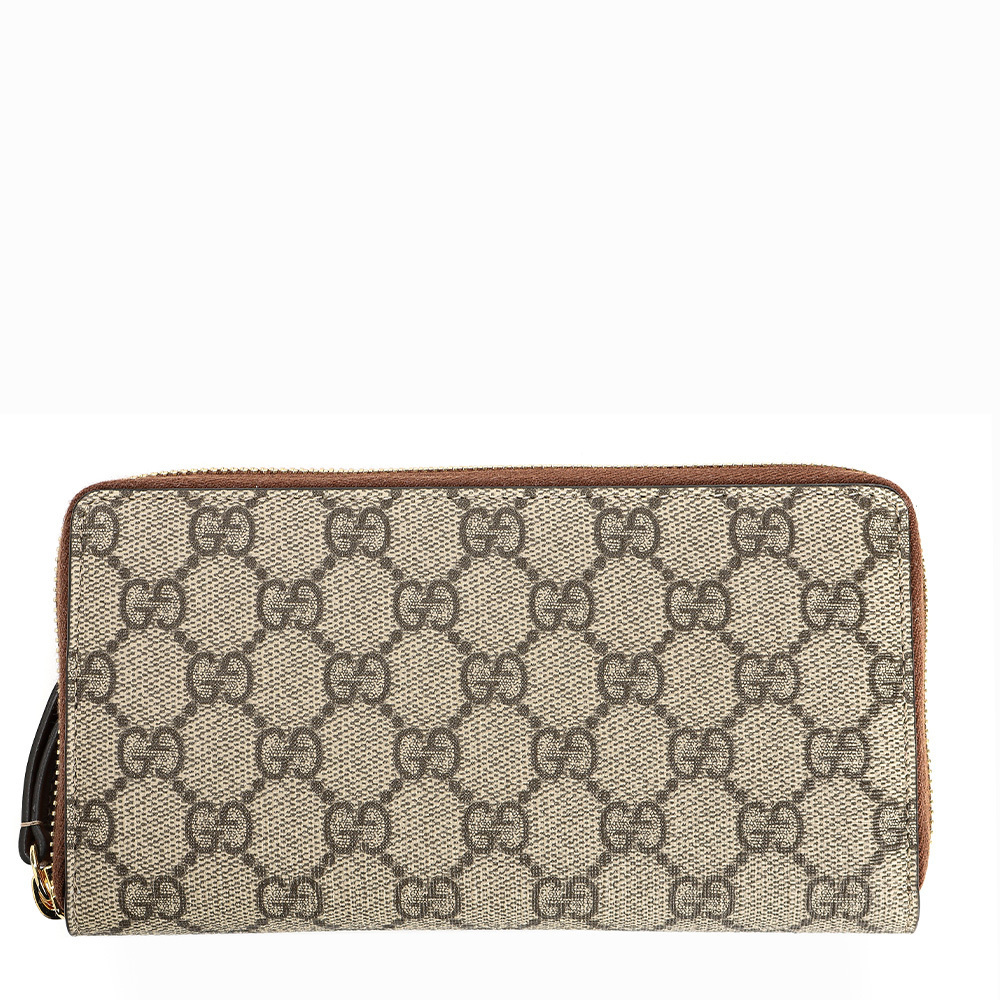 長財布 GUCCI GG SUPREME WALLET