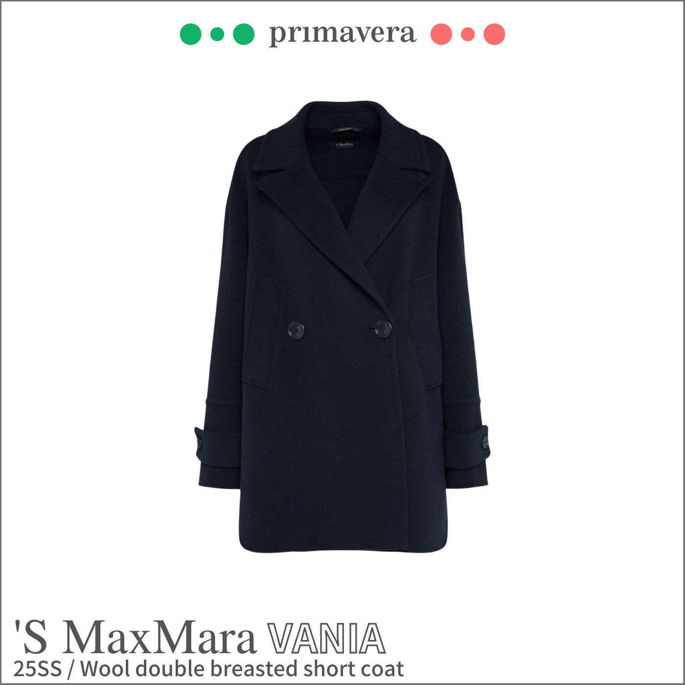 【Fendi】FFバックルベルト オーバーコート ノッチドラペル 白 Fendi】FFバックルベルト オーバーコート ノッチドラペル 白