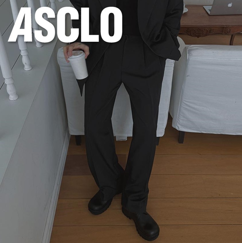 パンツ ASCLO Bell Leon Half Banding Slacks (2color)