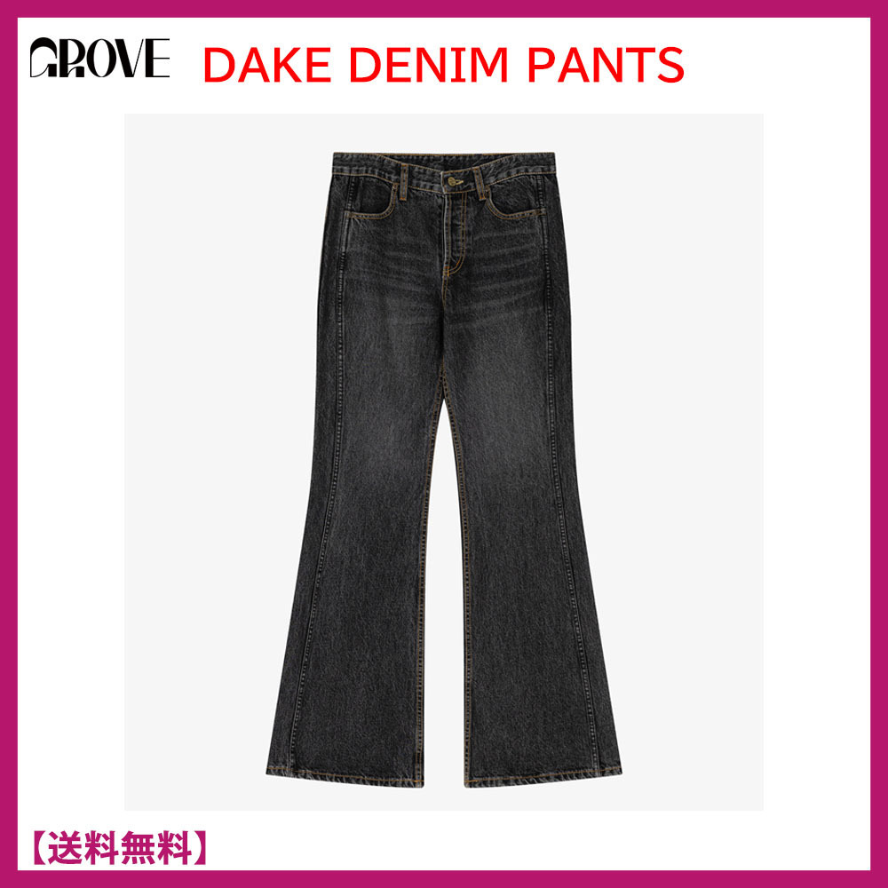 [韓国人気]★グローブ★DAKE DENIM PANTS★リア デニム パンツ