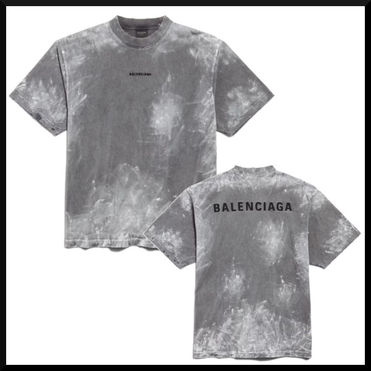 25新作 バレンシアガ Back Tシャツ ミディアムフィット