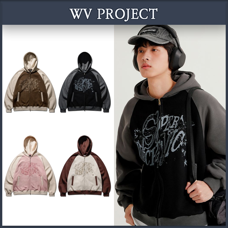【WV PROJECT】★25SS★MEKANIC LOOSE FIT HOODIE ZIP UP