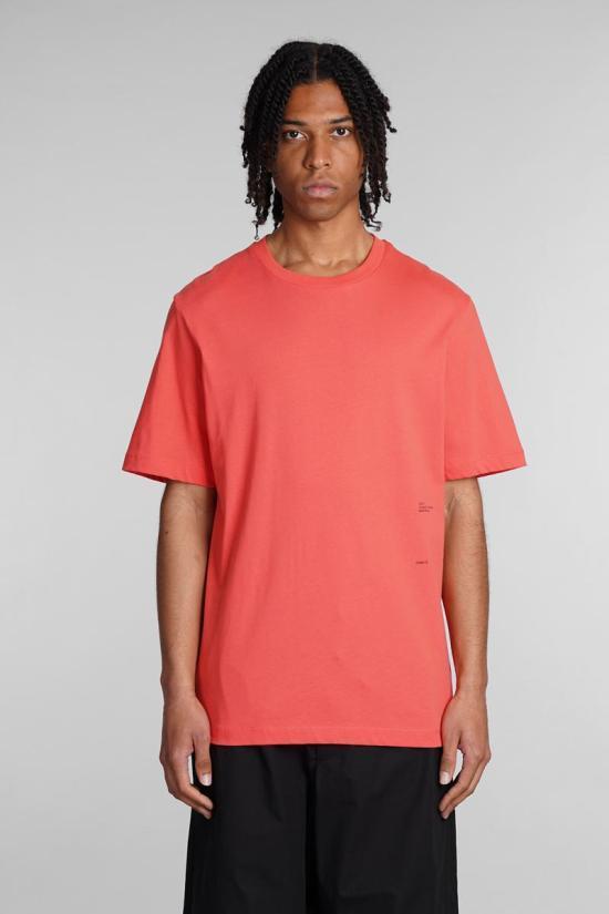 Tシャツ・カットソー OAMC Men Tops 393150 24E28OAJ18COT00914 ORANGE