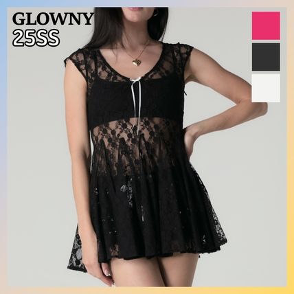 ブラック（黒）系 GLOWNY(グロウニー) ワンピース(レディース