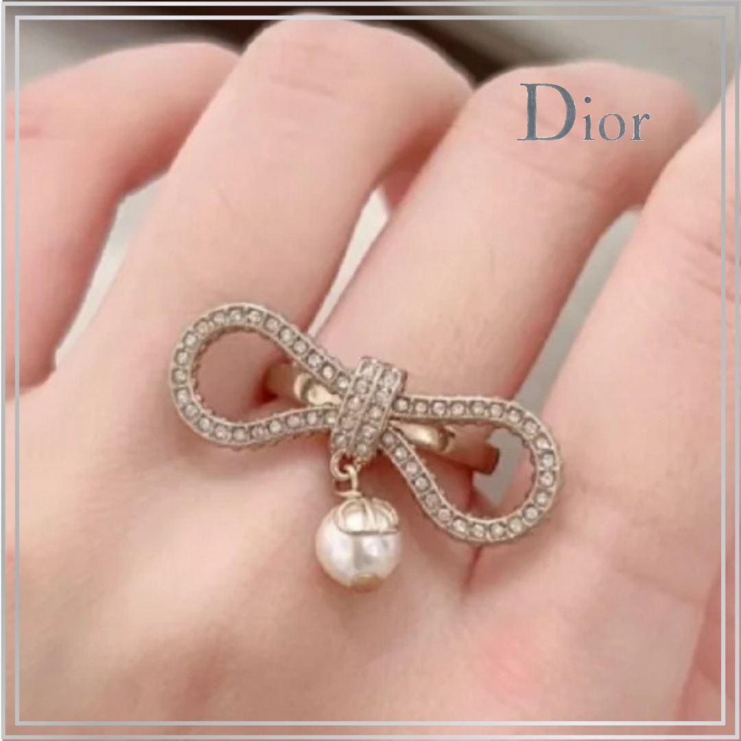 【リボンが可愛い】◆Dior◆Le Noeud de Dior リボンリング