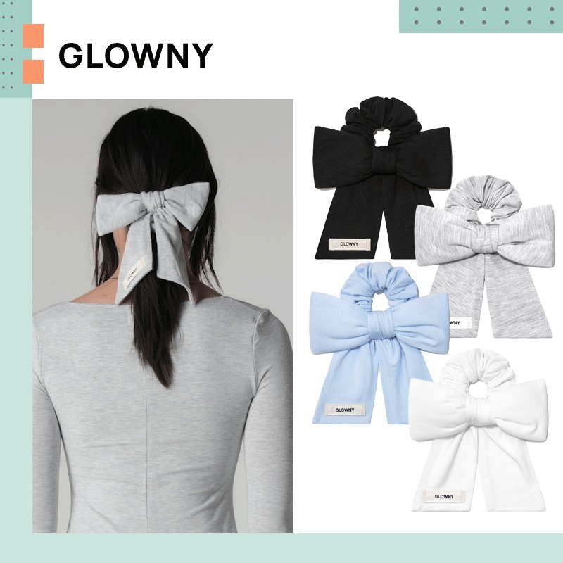 GLOWNY ♥ BOW SCRUNCHIE /追跡付