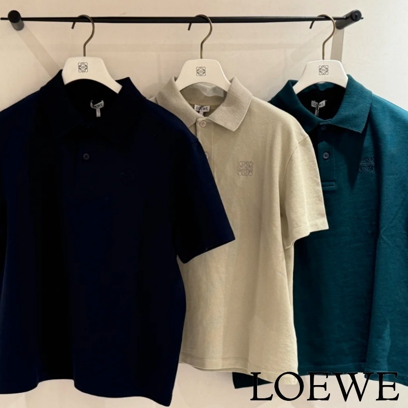LOEWE ロエベ ユニセックス コットン ポロシャツ
