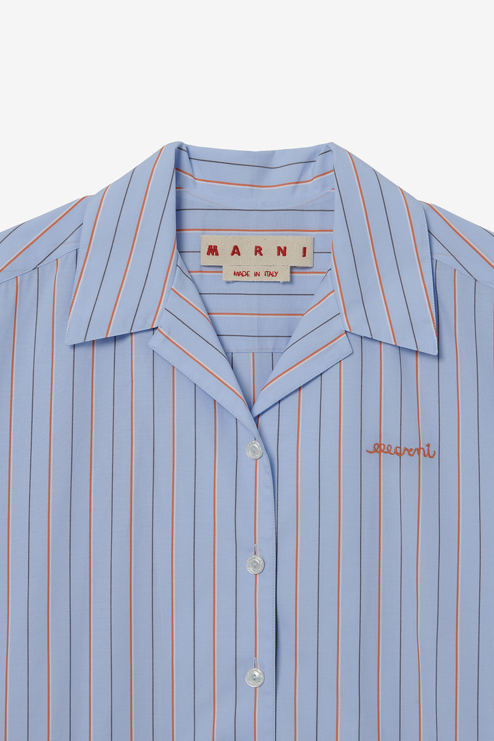 《MARNI》 ロゴ ストライプ ワンピース