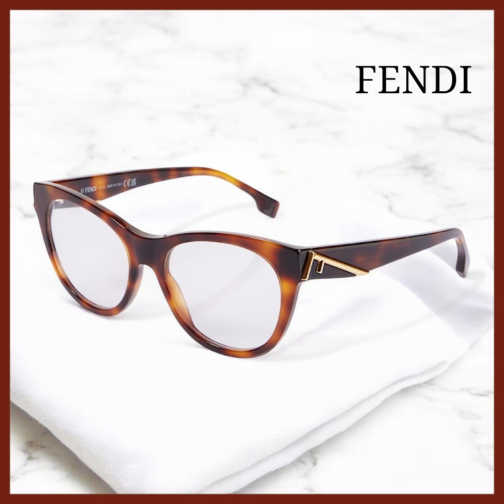 【FENDI】フェンディ ファースト ラウンドフレーム メガネ