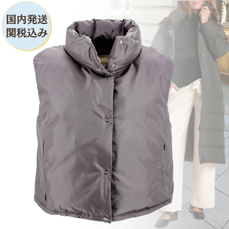 HERNO ヘルノ ハイネックジレ ノースリーブ 国内発/関税込
