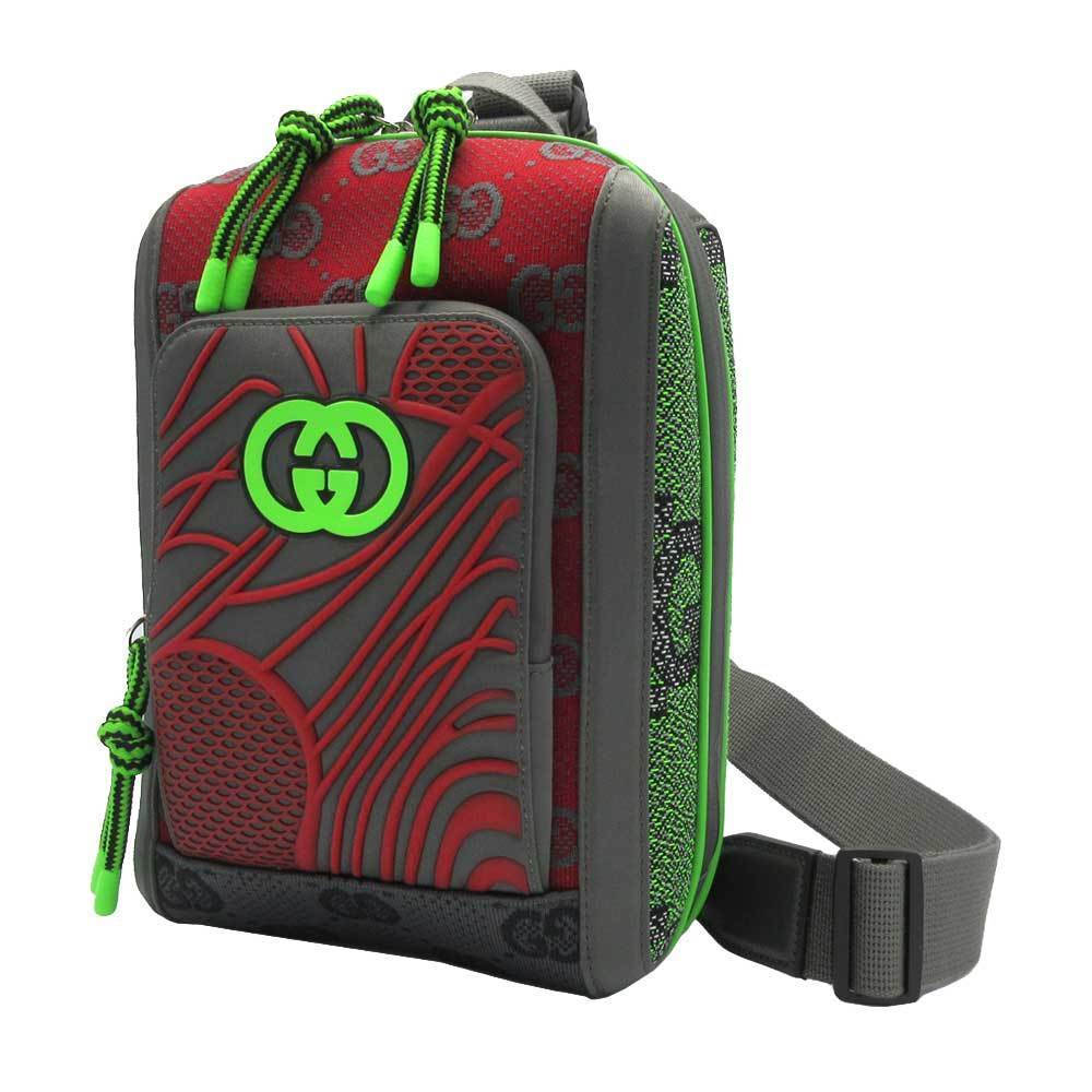 国内即送 GUCCI GG柄 ビッグロゴ ボディバッグ 763430