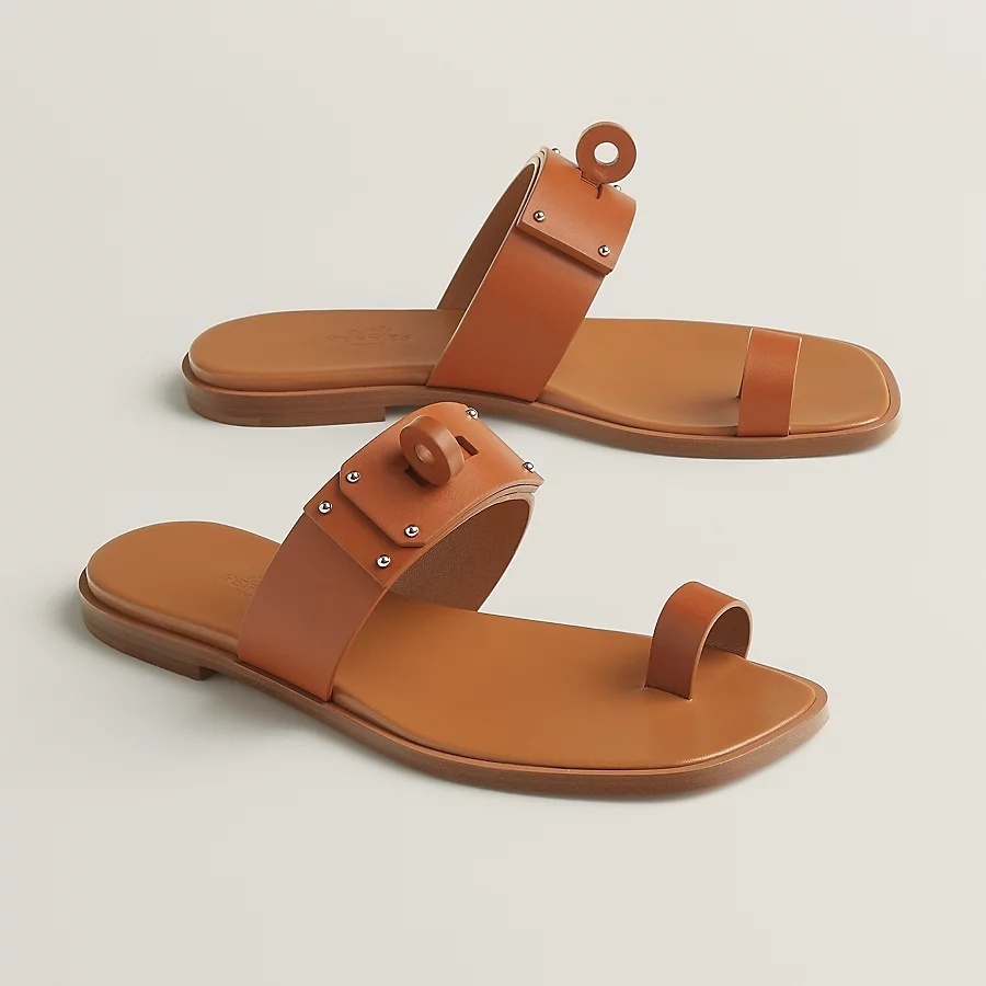 上品♪【HERMES】サンダル 《ジュライ》ナチュラル