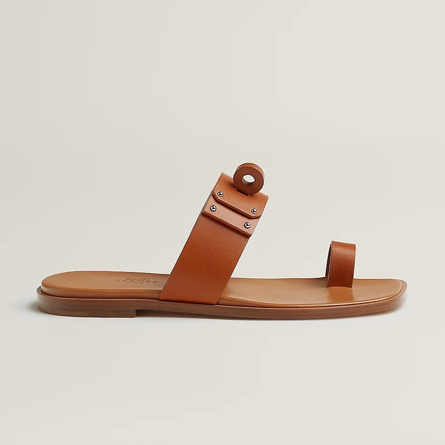 上品♪【HERMES】サンダル 《ジュライ》ナチュラル