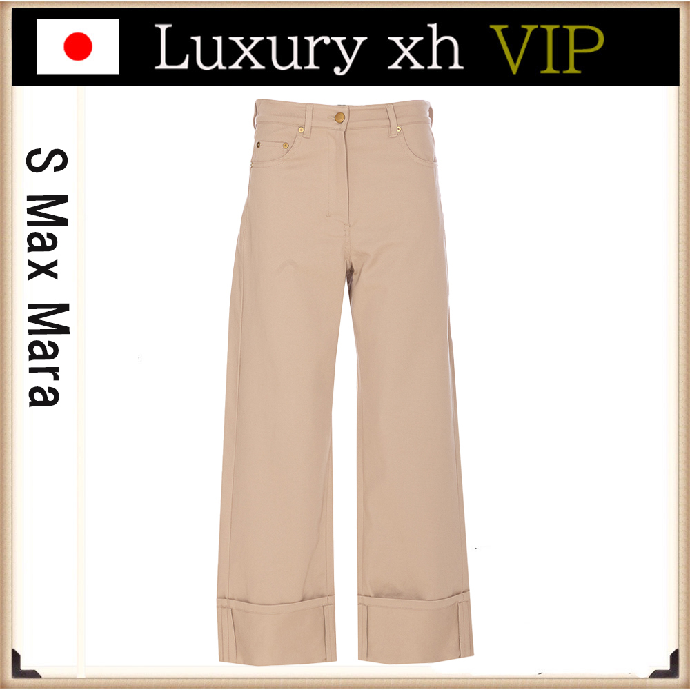 ★25SS S Max Mara CERVIA ストレッチ コットン デニム パンツ