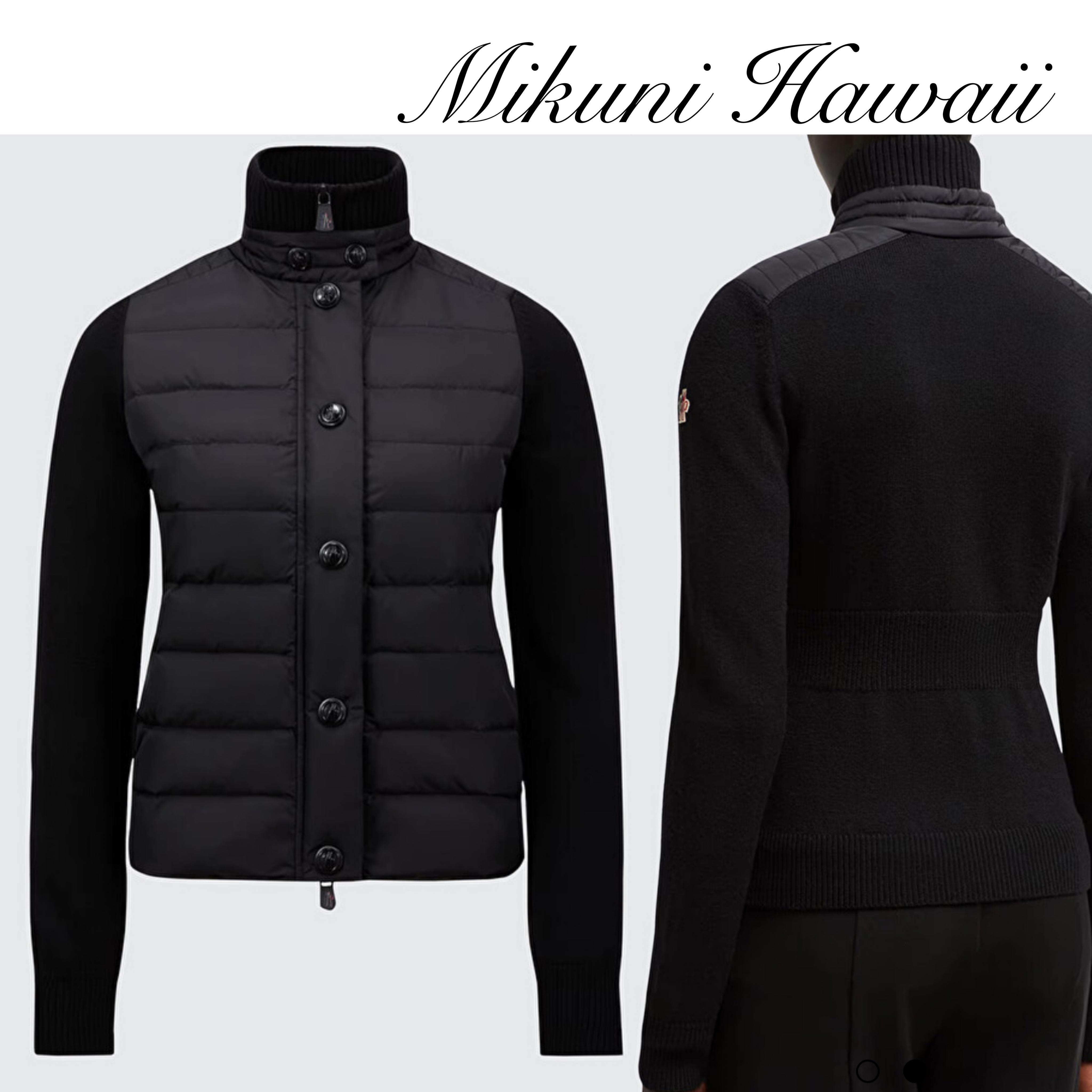 ★VIP価格★MONCLER GRENOBLE★ダウンパディング カーディガン