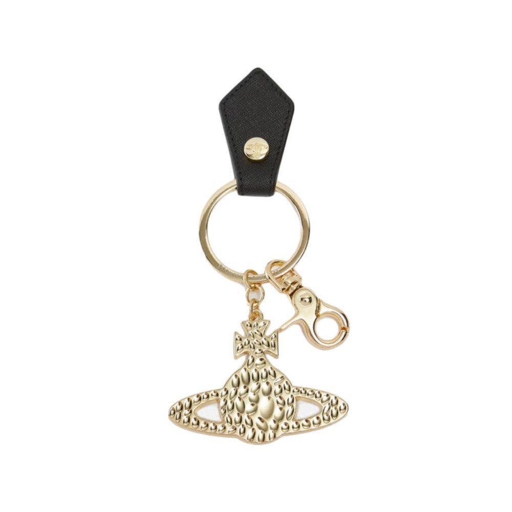 キーホルダー・キーリング Vivienne Westwood 25SS Hammered Saffiano Keyring 8203011TU O