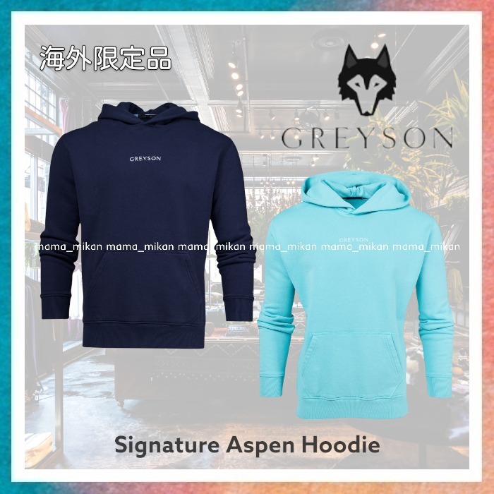 【GREYSON】Signature Aspen Hoodie ブランドロゴ入り 海外限定